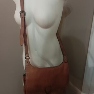 Brown Leather Crossbody Bag